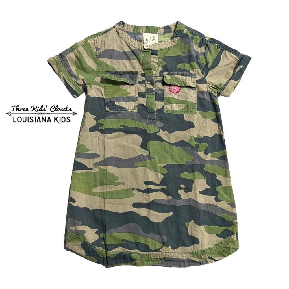Peek Sz M (6/7) Camouflage Camo Dress